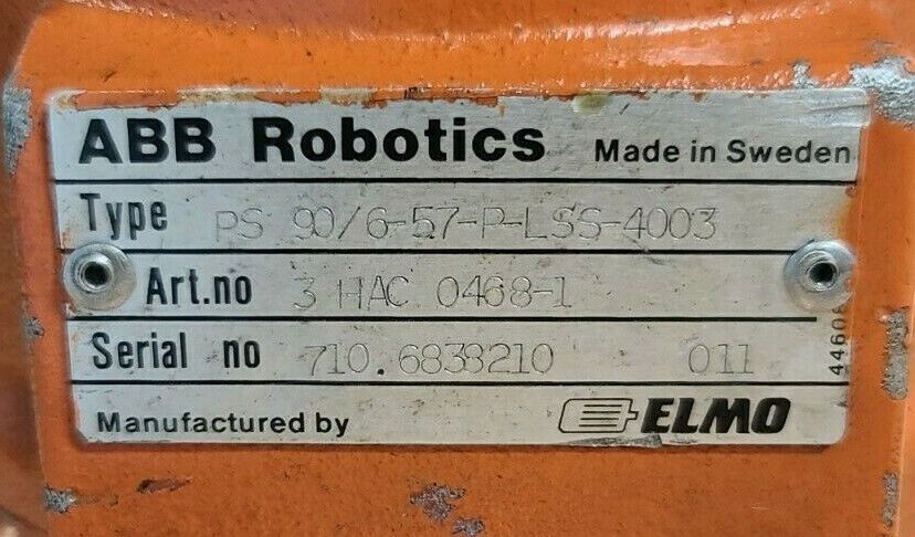 ABB ROBOTICS PS 90/6-57-P-LSS-4003 Automation & Robotics | ESS INDUSTRIAL