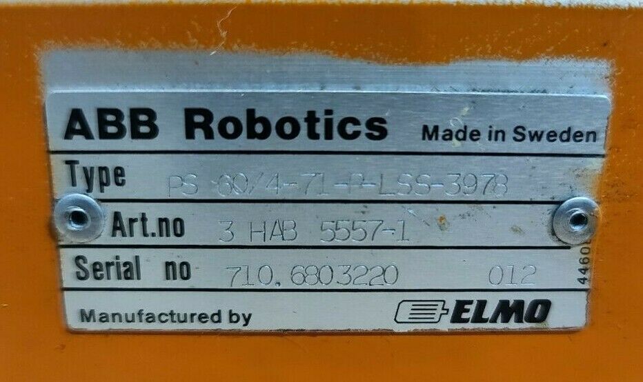 ABB ROBOTICS PS 60/4-71-P-LSS-3978 Automation & Robotics | ESS INDUSTRIAL