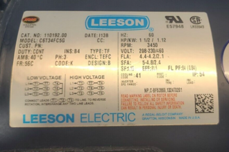 LEESON C6T34FC5G Motors | ESS INDUSTRIAL (3)